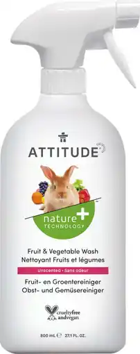 De Online Drogist Attitude fruit & vegetable wash aanbieding