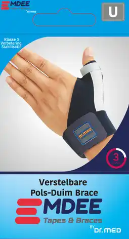 De Online Drogist Emdee verstelbare pols-duim brace aanbieding