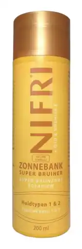 De Online Drogist Nifri zonnebank super bruiner huidtypen 1&2 aanbieding