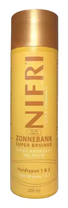 De Online Drogist Nifri zonnebank super bruiner huidtypen 1&2 aanbieding