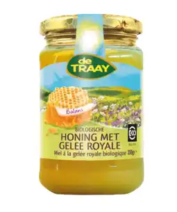 De Online Drogist De traay honing met gelee royale biologisch aanbieding