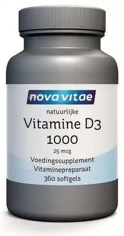 De Online Drogist Nova vitae vitamine d3 1000ie softgels aanbieding