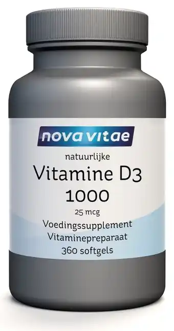 De Online Drogist Nova vitae vitamine d3 1000ie softgels aanbieding