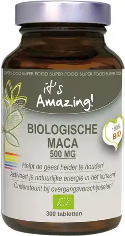 De Online Drogist Its amazing biologische maca 500 mg tabletten aanbieding