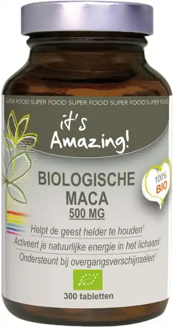De Online Drogist Its amazing biologische maca 500 mg tabletten aanbieding