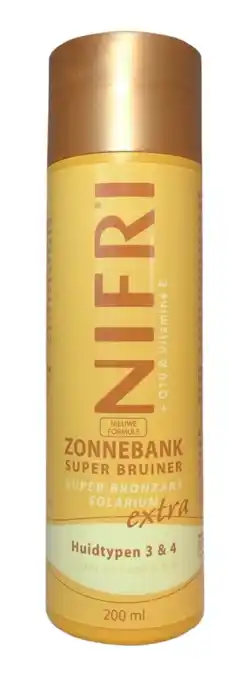 De Online Drogist Nifri zonnebank super bruiner huidtypen 3&4 aanbieding