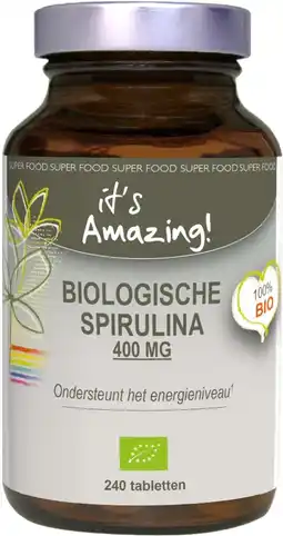 De Online Drogist Its amazing spirulina 400 mg tabletten aanbieding