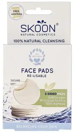De Online Drogist Skoon re-usable face pads aanbieding