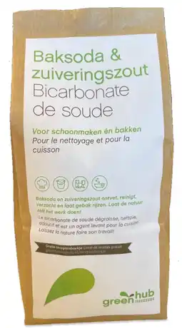 De Online Drogist Greenhub baksoda & zuiveringszout aanbieding