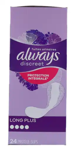 De Online Drogist Always discreet incontinentie inlegkruisjes long plus aanbieding