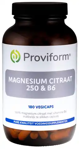 De Online Drogist Proviform magnesium citraat 250 mg & b6 capsules aanbieding