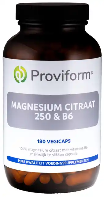 De Online Drogist Proviform magnesium citraat 250 mg & b6 capsules aanbieding
