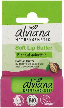 De Online Drogist Alviana soft lip butter aanbieding