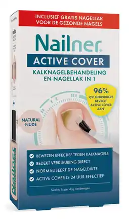 De Online Drogist Nailner active cover natural nude aanbieding