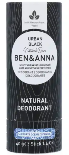 De Online Drogist Ben & anna deodorant stick urban black aanbieding