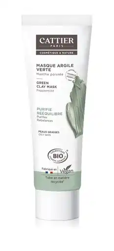 De Online Drogist Cattier green clay mask - peppermint aanbieding
