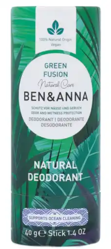 De Online Drogist Ben & anna deodorant stick green fusion aanbieding