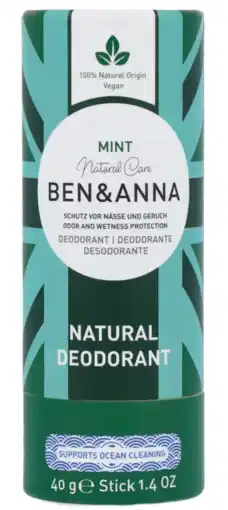 De Online Drogist Ben & anna deodorant stick mint aanbieding