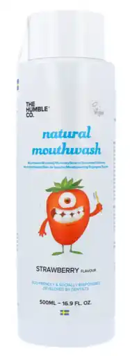 De Online Drogist Humble brush natural mouthwash strawberry kids aanbieding
