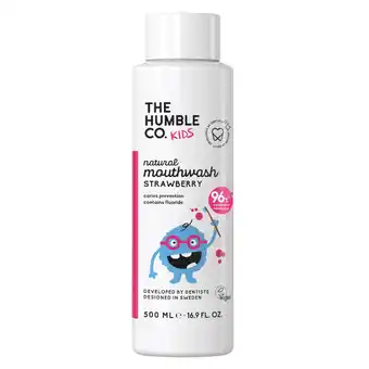 De Online Drogist Humble brush natural mouthwash strawberry kids aanbieding
