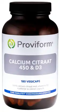 De Online Drogist Proviform calcium citraat 450 & d3 capsules aanbieding
