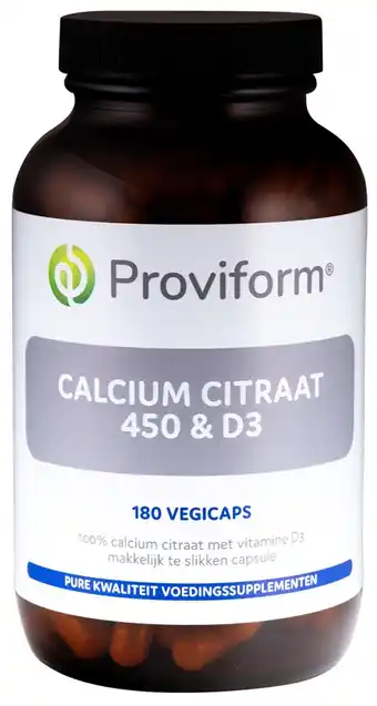 De Online Drogist Proviform calcium citraat 450 & d3 capsules aanbieding