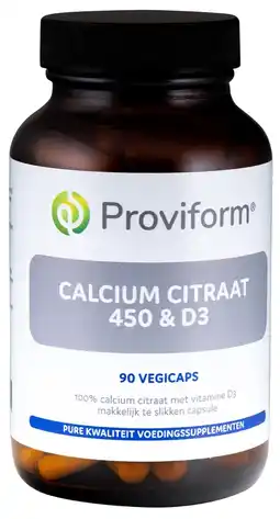 De Online Drogist Proviform calcium citraat 450 & d3 capsules aanbieding