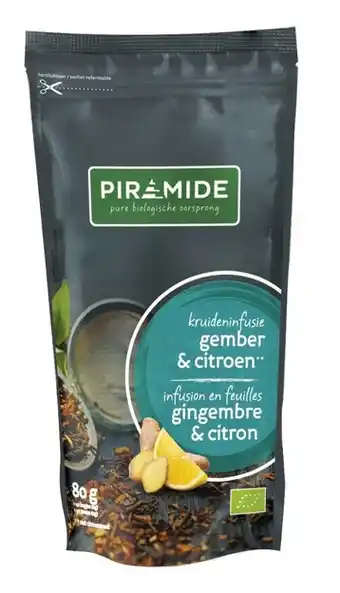 De Online Drogist Piramide kruideninfusie gember & citroen aanbieding