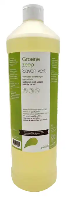 De Online Drogist Greenhub groene zeep aanbieding