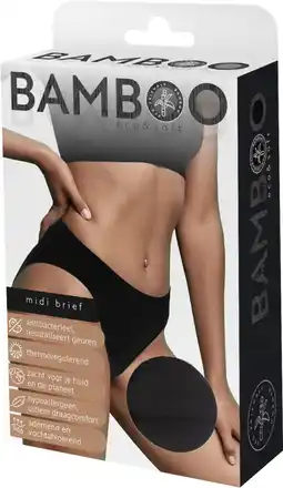 De Online Drogist Naproz bamboo midi brief zwart l aanbieding