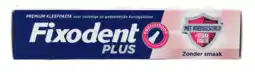 De Online Drogist Fixodent plus kleefpasta anti-voedselresten technologie aanbieding