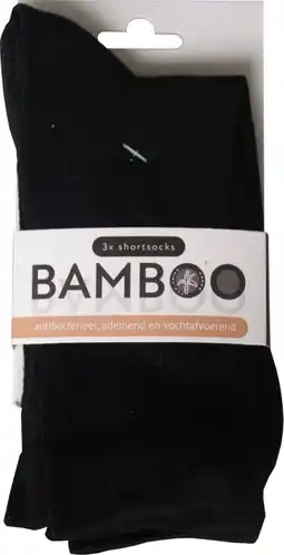 De Online Drogist Naproz bamboo airco sokken zwart 3-pack 35-38 aanbieding