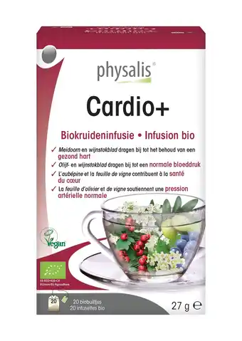 De Online Drogist Physalis cardio plus biokruideninfusie biobuiltjes aanbieding