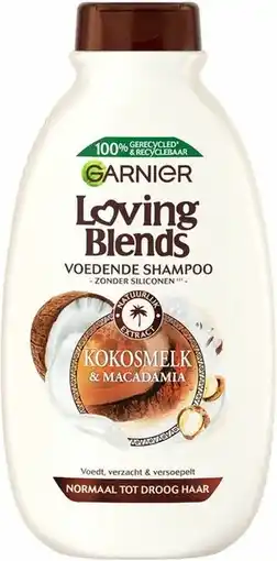 De Online Drogist Garnier loving blends shampoo kokosmelk & macadamia aanbieding