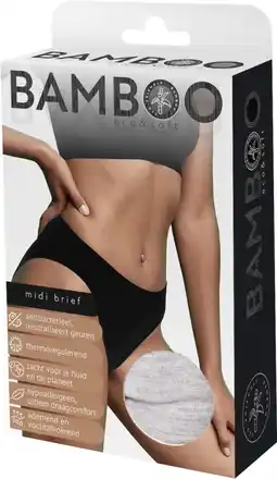 De Online Drogist Naproz bamboo midi brief grijs s aanbieding