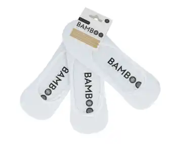 De Online Drogist Naproz bamboo airco footies wit 3-pack one size aanbieding