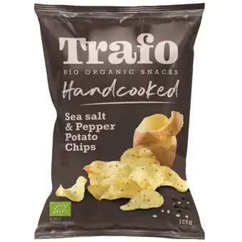 De Online Drogist Trafo handcooked seasalt & pepper chips aanbieding