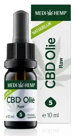 De Online Drogist Medihemp cbd olie raw 5% aanbieding
