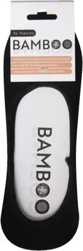 De Online Drogist Naproz bamboo airco footies zwart 3-pack one size aanbieding