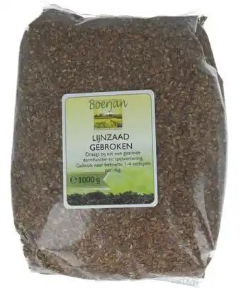 De Online Drogist Boerjan lijnzaad gebroken aanbieding