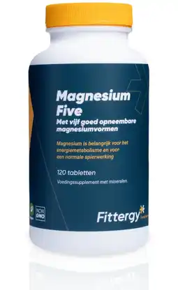 De Online Drogist Fittergy magnesium five tabletten aanbieding
