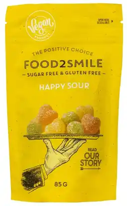 De Online Drogist Food2smile happy sour aanbieding