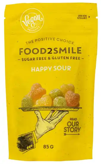 De Online Drogist Food2smile happy sour aanbieding