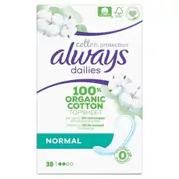 De Online Drogist Always dailies cotton protection inlegkruisjes normal aanbieding