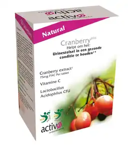 De Online Drogist Activo cranberry plus tabletten aanbieding