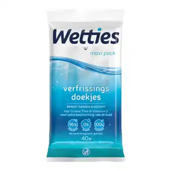 De Online Drogist Wetties to go verfrissingsdoekjes aanbieding