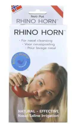 De Online Drogist Rhino horn neusdouche rood aanbieding