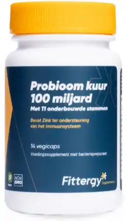 De Online Drogist Fittergy probioom kuur 100 miljard capsules aanbieding