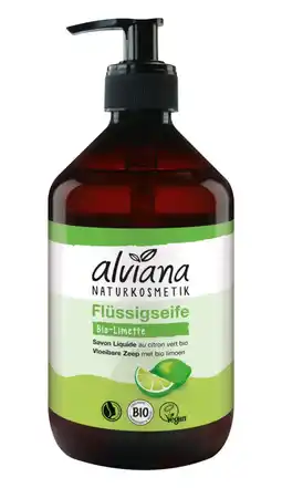 De Online Drogist Alviana biologische vloeibare zeep limoen aanbieding