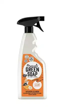 De Online Drogist Green soap keukenspray orange&jasmin aanbieding